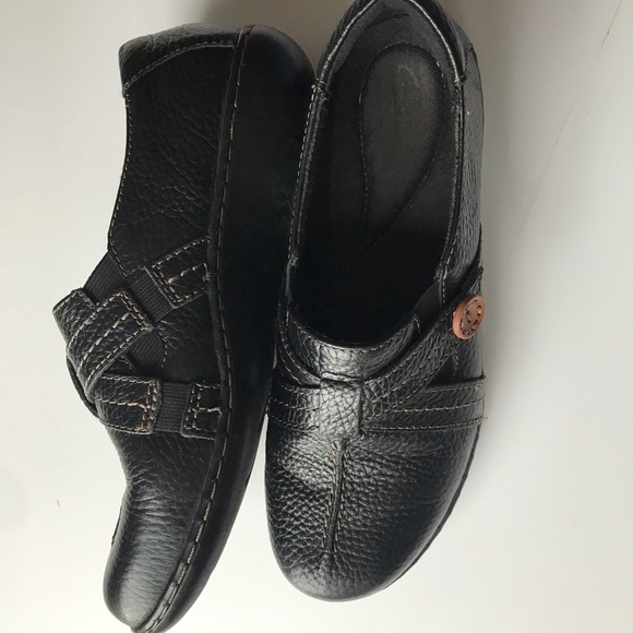 CLARKS in Black Super Comfy size 7 - Picture 6 of 8